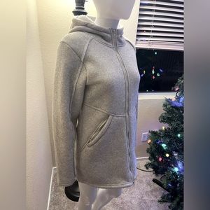 Avalanche Outdoor Supply Co. SUPER RARE reverse patched fleece jacket 🧥 hood